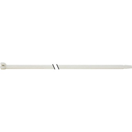 Colliers plastiques avec nez acier 186x4,5mm 100 pièces SapiSelco 1 PCS