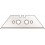 Couteau de sécurité SECUPRO MEGASAFE/SECUPRO MAXISAFE, Désignation : Lame de rechange inoxydable, paquet de 10, Dimensions 60 x 19 x 0,63 mm