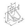 HELM 604 W Angle mur galva Galva