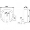 KWS 2559 Support 15 mm hoch
