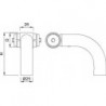 KWS 8341 Support d'extrémité porte Ø 35x1,5 mm Rohr,RS
