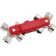 Clé pour armoire électrique Maker, Dimensions : 97 x 25 mm