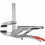 Pince-étau parallèle GRZ, Capacité de serrage : 200 mm, Portée 65 mm