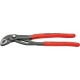 Pince multiprise à crémaillère Cobra®, tête polie, poignées à gaines en plastique antidérapantes, Long. : 180 mm