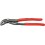 Pince multiprise à crémaillère Cobra®, tête polie, poignées à gaines en plastique antidérapantes, Long. : 180 mm