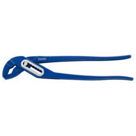Pince multiprise à crémaillère, tête et poignées vernies, Long. : 175 mm, Pour les Ø de tuyaux en mm de 28, Pour les Ø de tuyaux en pouces de 1