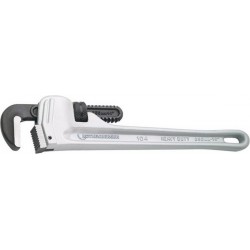 Clé serre-tubes ALUDUR, Pour Ø de tuyaux : 3 pouces, Long. 600 mm, Capacité de serrage 90 mm