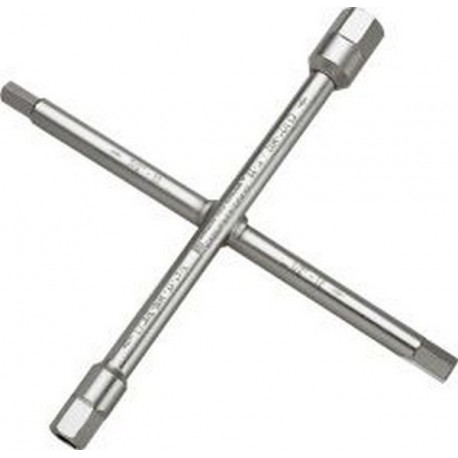 Clé en croix pour plomberie, Dimensions : 220 x 220 mm