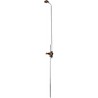 Douche de jardin Duo Argent/Noir/Orange 35 x 20 x 19 cm