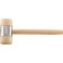 Maillet en bois, Long. de la tête de frappe : 120 mm, Ø de la tête 60 mm