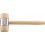 Maillet en bois, Long. de la tête de frappe : 120 mm, Ø de la tête 60 mm