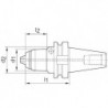Mandrin universel AKL JIS B6339 0,5-10 BT40 Albrecht