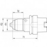 Mandrin universel AKL D69893 0,5-10 mm HSK 63 Albrecht