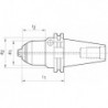 Mandrin universel AKL D69871 1-16mm SK50 Albrecht