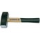 Marteau de forge à deux pannes, manche en caryer, Poids : 1250 g