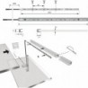 Rail Regal-U-Profil 14x11,2x3000mm