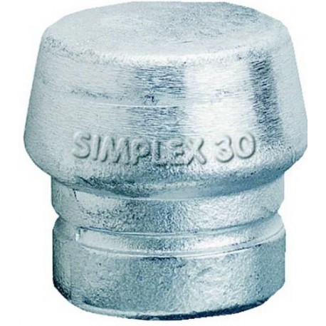 Embout massette Simplex, métal doux, dur, Ø de la tête : 50 mm