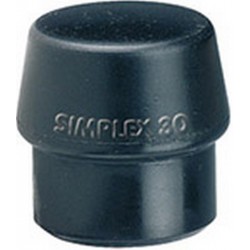Tête de maillet SIMPLEX caoutchouc 80mm HALDER 1 PCS
