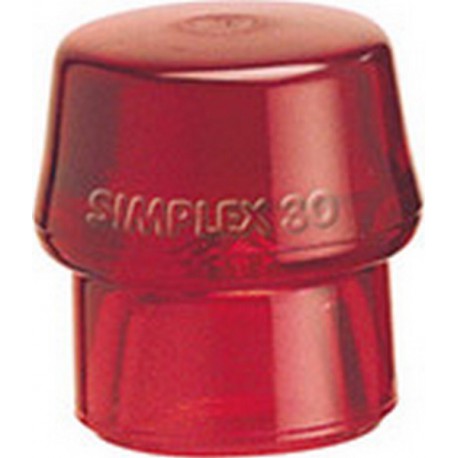 Tête de maillet SIMPLEX plastique 50mm HALDER 1 PCS