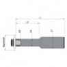 Porte-lame de scie D1835B D 25 x 8 mm Tschorn