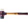 Massette Simplex, moyennement dur/dur, têtes de frappe en mélange de caoutchouc/nylon, Ø de la tête : 80 mm