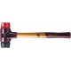 Massette Simplex, dure, têtes de frappe en nylon, dure, Ø de la tête : 40 mm