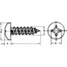Vis taraudeuse DIN 7981 ST HDG -C-H 4,8x13 KP E-NORMpro (Par 100)