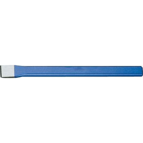 Burin plat pour le travail de la pierre, tige ovale plate, DIN 7254 A, Long. : 400 mm, Larg. : de la lame 29 mm, Epaisseur de tige 23 x 13 mm