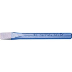 Burin d'électricien travail de la pierre, DIN 7255, tige à 8 pans, Long. : 200 mm, Larg. : de la lame 10 mm, Epaisseur de tige 8 x 8 mm