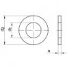 Rondelles DIN 125 ST HDG A 17 HP 0 (Par 500)