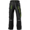 Pantalon de travail Homme FORTIS 24, Black/lime green,Taille 46