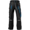 Pantalon de travail Homme FORTIS 24, Black/turquoise,Taille 27