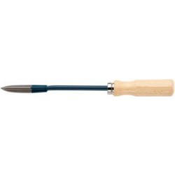 Grattoir creux à 3 pans, Long. de la lame : 200 mm, Dimension de la cuillère 85 x 15 mm