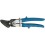 Cisaille à tôle Ideal à commande par levier en acier inoxydable, poignées revêtues de matière plastique, coupe à gauche, Long. : 260 mm