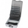 Coffret foret D338N HSS poli 1-10,0mm 19 pièces FORTIS