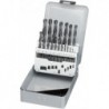 Coffret foret D338N HSS rollg 1-10,0mm 19 pièces FORTIS