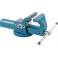 Etau parallèle avec support pour fixation de mâchoires de serrage orientables et interchangeables, Larg. : des mors : 150 mm
