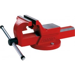 Etau Superior à mors serre-tubes fixés, Larg. : des mors : 120 mm, Surface d'enclume : 75 x 70 mm, Poids : 10 kg