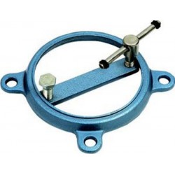 Plateau rotatif pour étaux parallèles, Pour Larg. : de mors : 100 mm, Pas des trous 150 mm, Ø du trou 11,5 mm