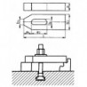 Bride de serrage DIN6314 6,6x50mm AMF 1 PCS