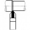 Outil de finition carbure DIN4975 25x16x140mm P25/30 1 PCS