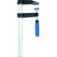 Serre-joint en fonte malléable, Capacité de serrage : 600 mm, Portée 120 mm, Glissière 35 x 11 mm