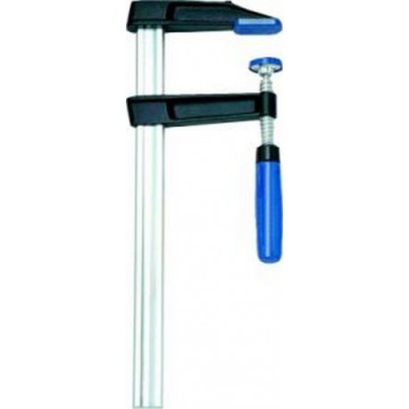 Serre-joint en fonte malléable, Capacité de serrage : 600 mm, Portée 120 mm, Glissière 35 x 11 mm
