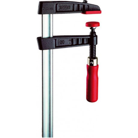 Serre-joint en fonte malléable, Capacité de serrage : 250 mm, Portée 120 mm, Glissière 29 x 9 mm