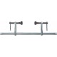 Jeu de serre-joints haute performance SLV, Long. : 1500 mm, Portée 120 mm, Glissière 28 x 11 mm, Force serrage : 6500 N