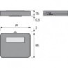 LED AlphaLite Alu Optik cw, 0.8m USB-LTG