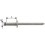 Rivet aveugle acier inoxydable A2 tête semi-bombée 4x20mm Gesipa (Par 1000)
