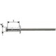 Rivet aveugle multiserrage alu/acier inoxydable têtesemi-bombée 4x10mm (Par 1000)