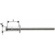 Rivet aveugle multiserrage alu/acier inoxydable têtesemi-bombée 4x13mm (Par 1000)