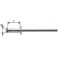 Rivet aveugle multiserrage alu/acier inoxydable têtesemi-bombée 4x13mm (Par 1000)